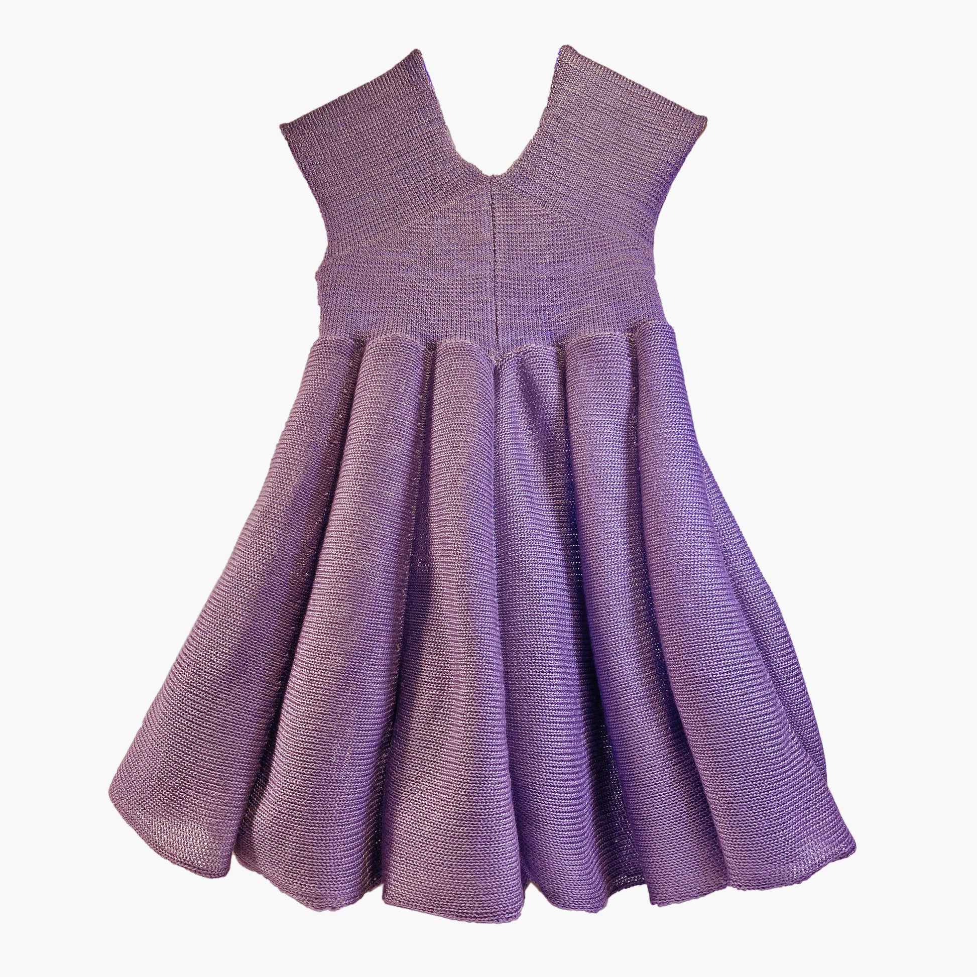 Sommerkleid von vincente aus Tencel/Lyocell gestrickt in Lila