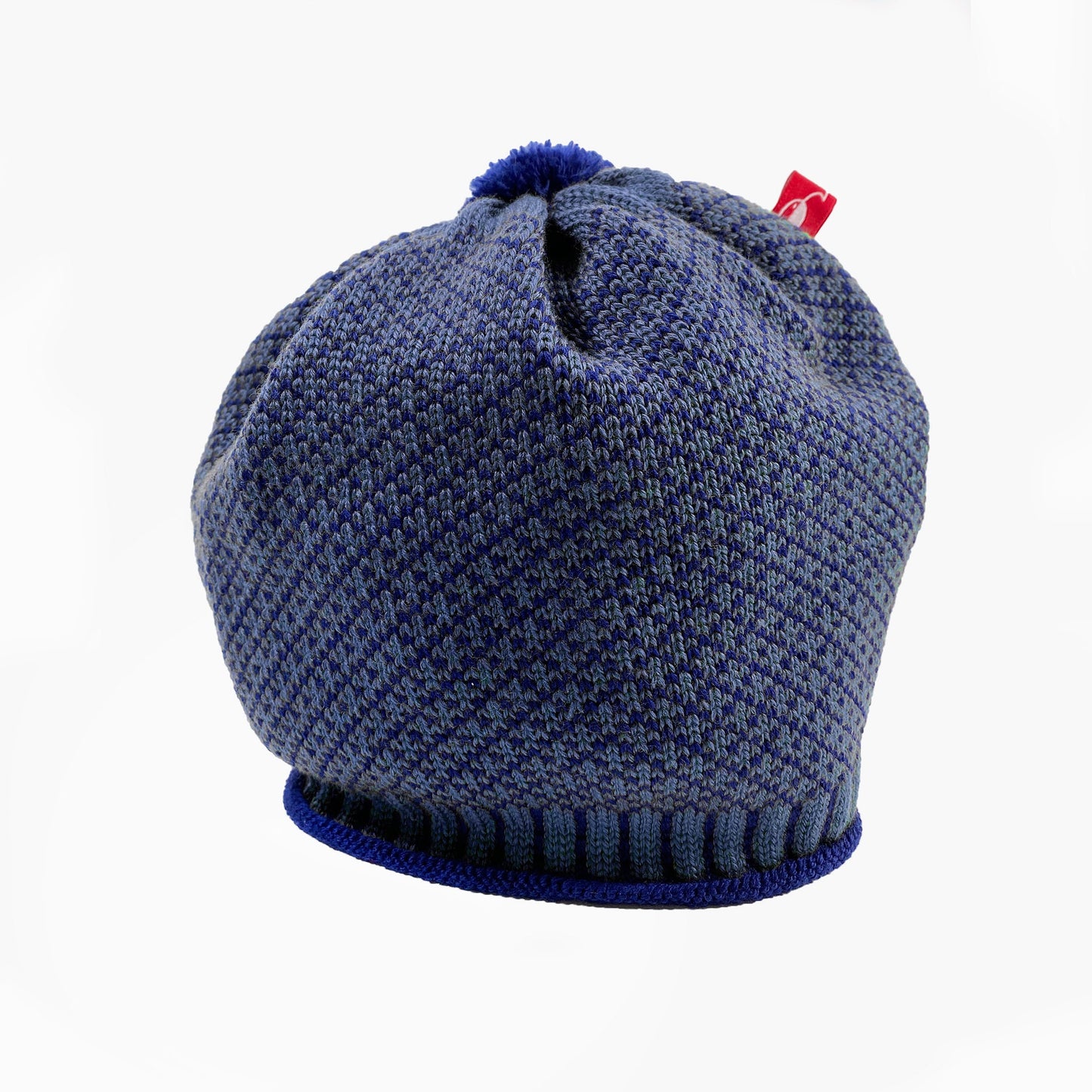 Mütze mit Rauten-Muster  / 100%Schurwolle (Merino)