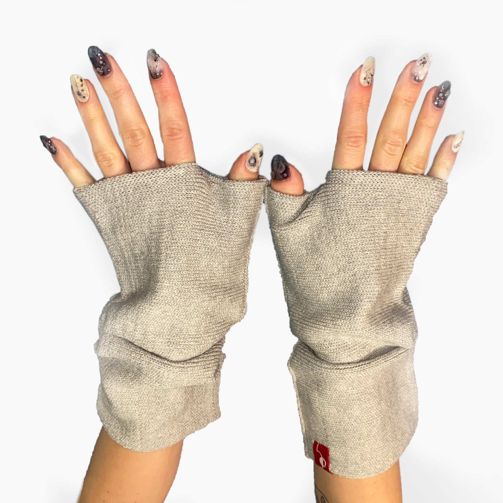 handschuhe mit löchern Armstulpen XL mit Daumenloch – vincente