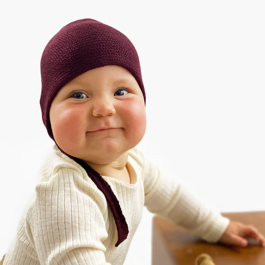 Haube für Babies und Kleinkinder  / 100%Schurwolle (Merino)