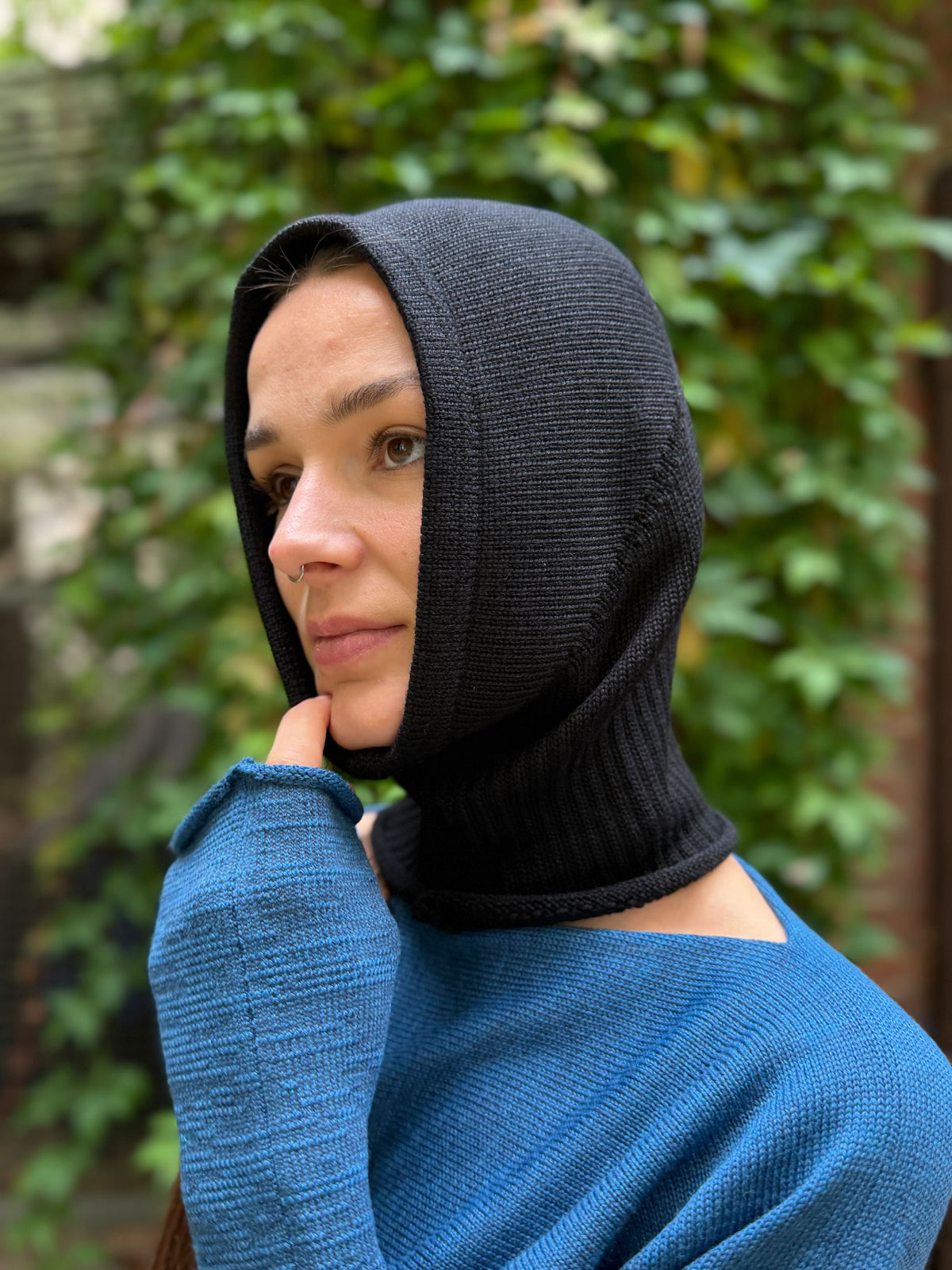 Balaclava Mütze, handgefertigt im Berliner Designatelier vincente